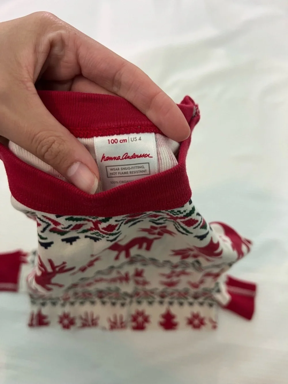 Hanna Andersson Size 4 Christmas Pj Top